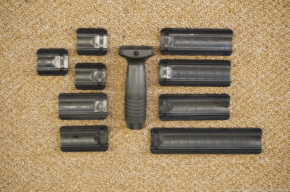 Knights Armament Vertical Grip & Rail Covers Set Mk12 Colt Stoner Knight's-img-2