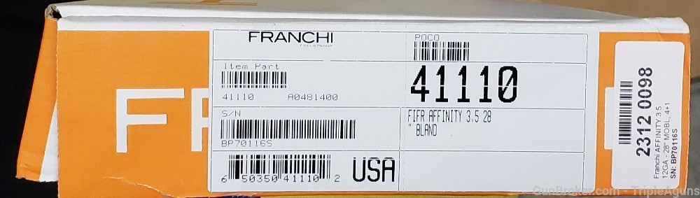 Franchi Affinity 3.5 12ga 28in barrel mossy oak bottomland 41110-img-16