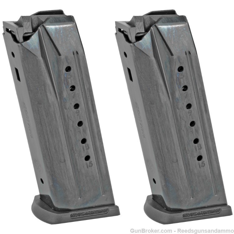 Ruger Security-9 9mm 2 Pack of 15 Round Magazines 90684-img-0