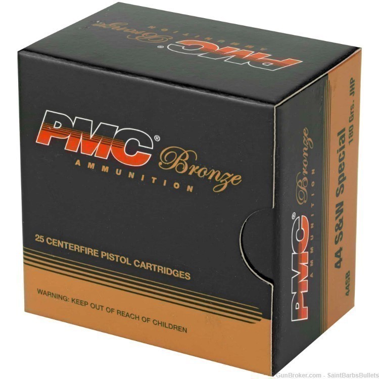 PMC Bronze .44 S&W 180gr JHP - 25 Rounds-img-1
