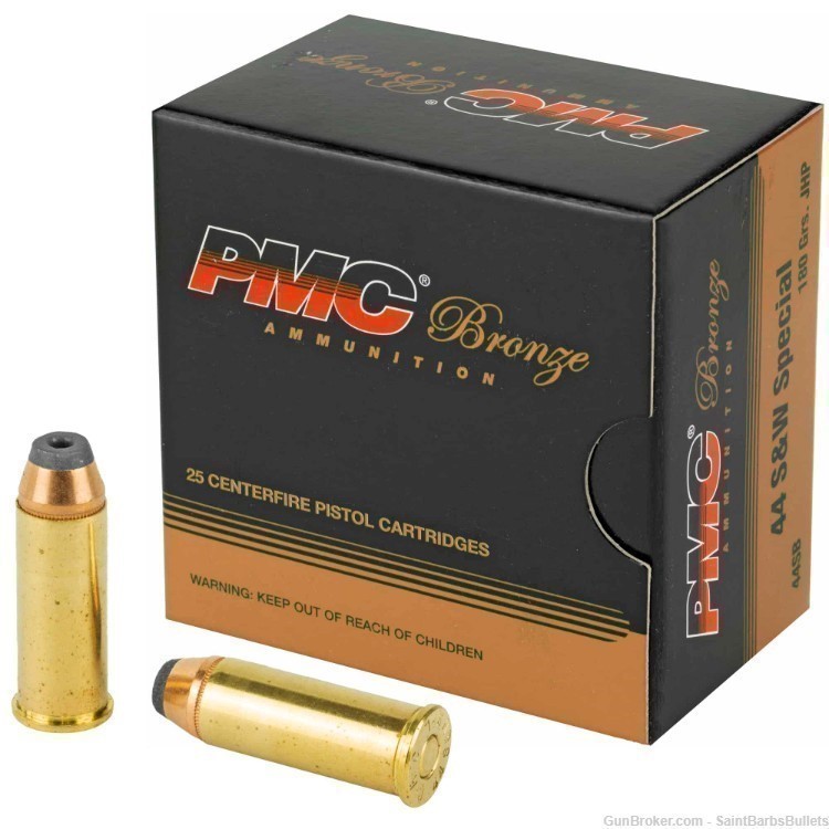 PMC Bronze .44 S&W 180gr JHP - 25 Rounds-img-0