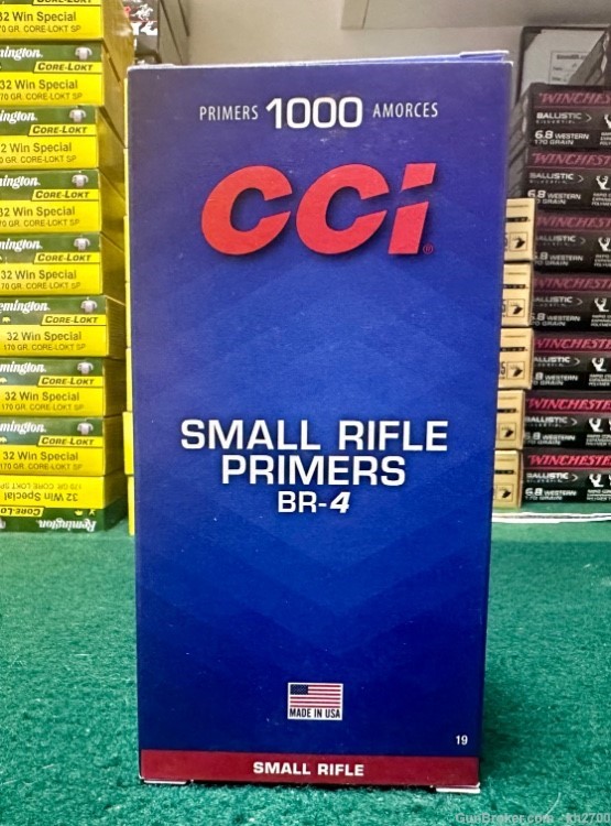 1000 CCI BR-4 Small Rifle Bench Rest Primers BR4-img-0