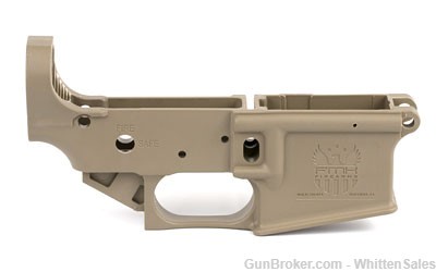 FMK Firearms, AR-1 Lower, AR-15, Stripped, Polymer Receiver, Dark Earth Col-img-0