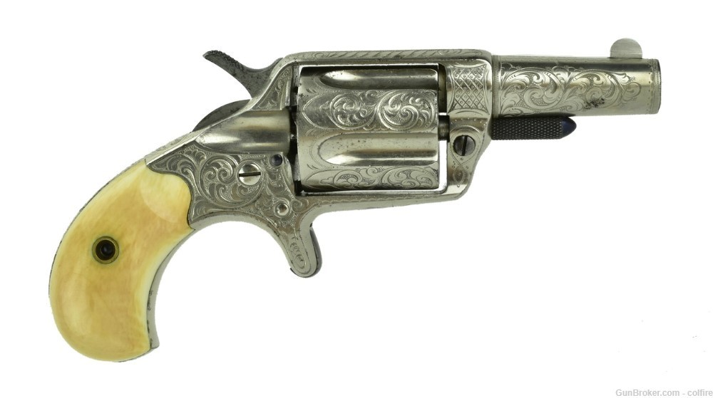 Factory Engraved Cased Colt .38 Caliber New Line (C14637)-img-8