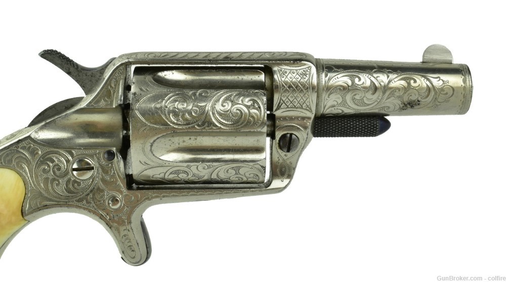 Factory Engraved Cased Colt .38 Caliber New Line (C14637)-img-3
