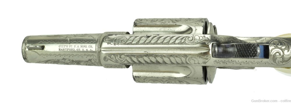 Factory Engraved Cased Colt .38 Caliber New Line (C14637)-img-5