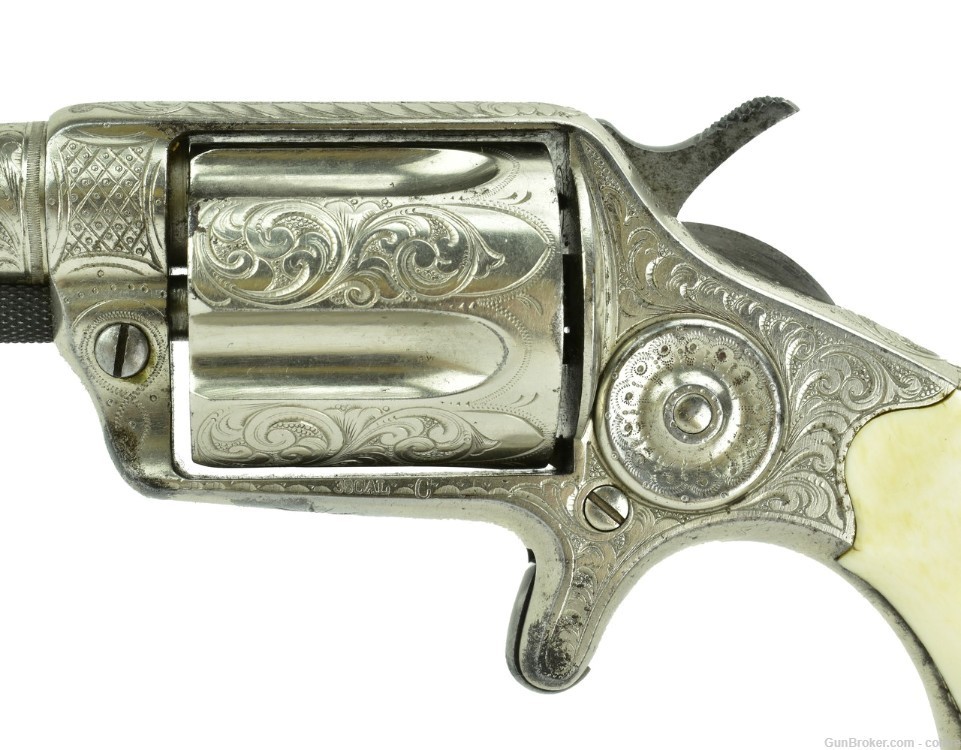 Factory Engraved Cased Colt .38 Caliber New Line (C14637)-img-2