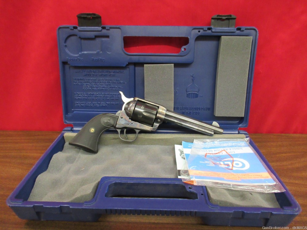 Rare Colt Cowboy Single Action SAA Revolver 45 Long Colt LC Collectible-img-1