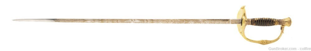 Beautiful 1860 Staff & Field Presentation Sword (SW1407)-img-3