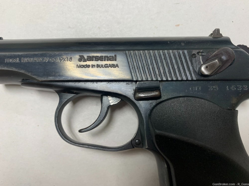 Bulgarian Arsenal Makarov 9x18 pistol 1990's date-img-4