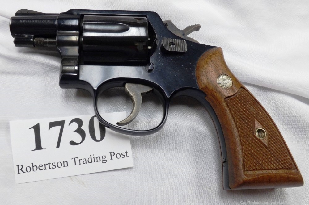 Smith & Wesson .38 model 12-2 Blue Square 2” 1964 Cold War Exc C&R CA OK-img-0