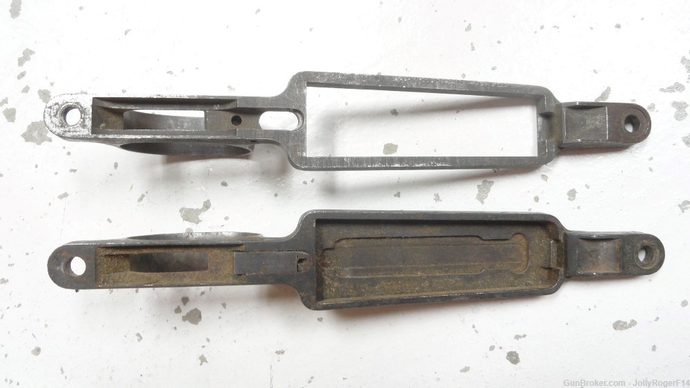 2x Eddystone Remington 1917 Enfield/P14 Trigger Guard Metal/Floor Plate-img-2