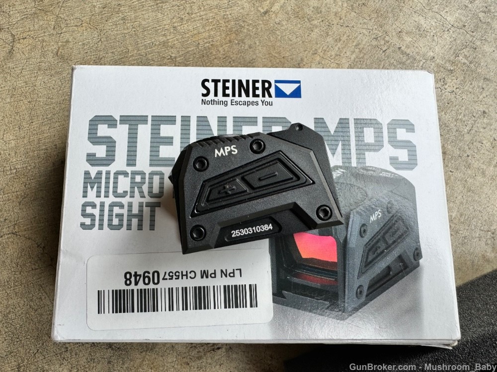 Steiner MPS Red Dot Micro Pistol Sight 1X Magnification-img-1