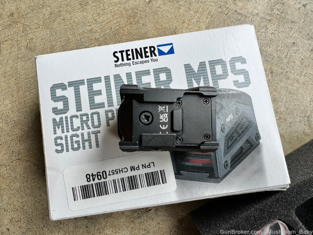 Steiner MPS Red Dot Micro Pistol Sight 1X Magnification-img-4