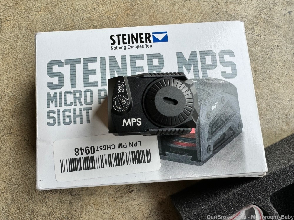 Steiner MPS Red Dot Micro Pistol Sight 1X Magnification-img-3
