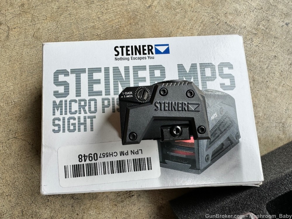 Steiner MPS Red Dot Micro Pistol Sight 1X Magnification-img-2