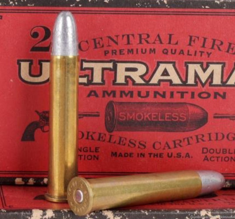 20 rounds of ULTRAMAX 45-90 WIN 500 GR RNL brass cased rifle ammo-img-1