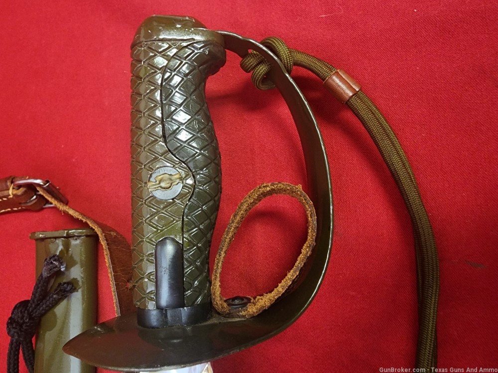 AUTHENTIC ORIGINAL PLA CHINESE 1965 CAVALRY SABRE SWORD GREAT SHAPE-img-12