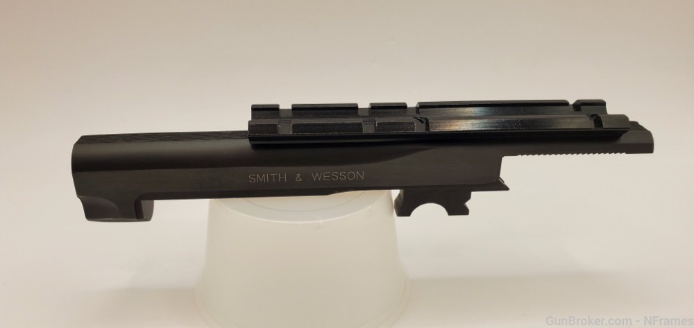 Rare Smith & Wesson 41 S&W M41 22LR 5" factory optics barrel-img-1