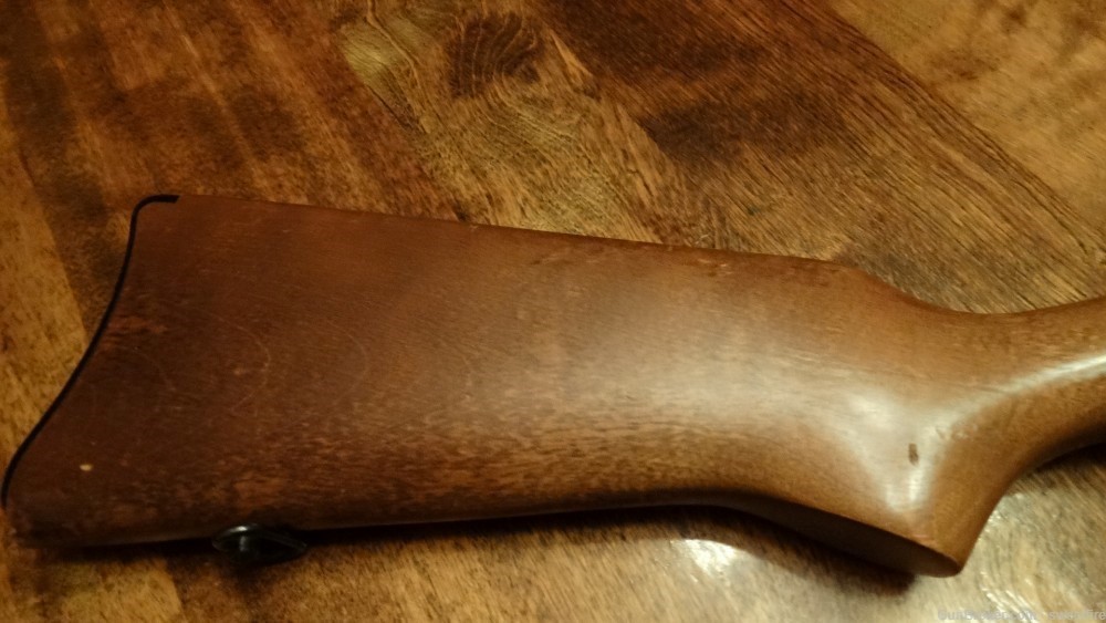 ruger mini-14 wooden stock.  some hardware.  read description-img-6