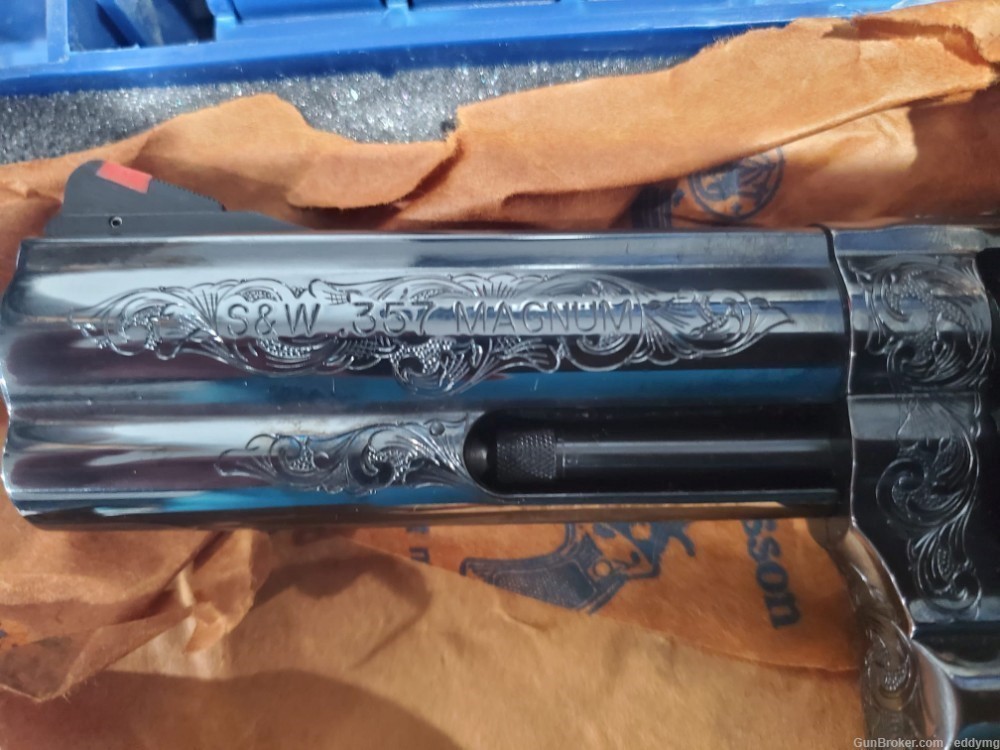 Factory Engraved Smith & Wesson Model 586 Classic, 357MAG - LIMITED EDITION-img-3