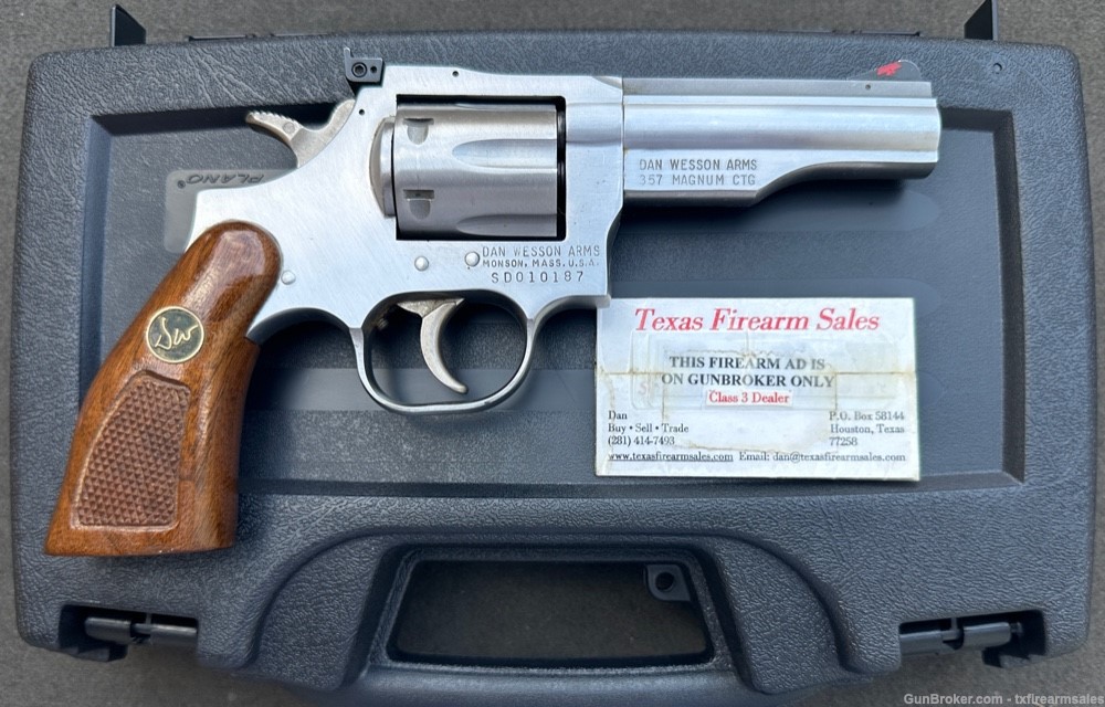 Dan Wesson 715 .357 Magnum, Stainless Steel, 4" Barrel, Monson, Mass-img-0