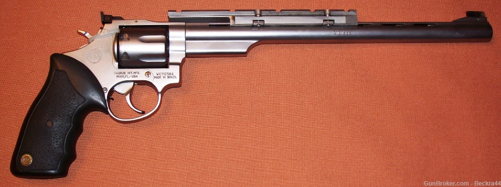 Taurus Stainless seven shot revolver in .218 Bee -img-0