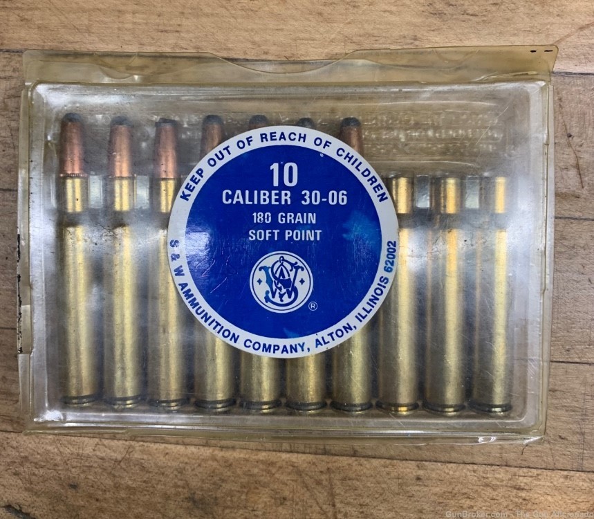 Smith & Wesson .30-06 ammo (7 rds.) 180gr SoftPoint -img-0