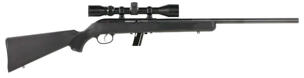 Savage 64 FVXP 22 LR Rifle 21 10+1 Black w/3-9x40mm Scope-img-1