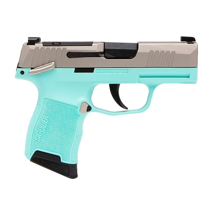 SIG SAUER P365-380 3.1in 2x10rd Mags Robin's Egg Blue Pistol 365-380-REB-MS-img-3