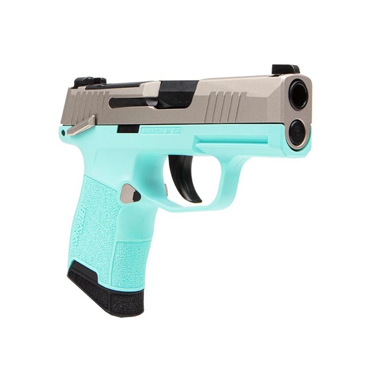 SIG SAUER P365-380 3.1in 2x10rd Mags Robin's Egg Blue Pistol 365-380-REB-MS-img-2
