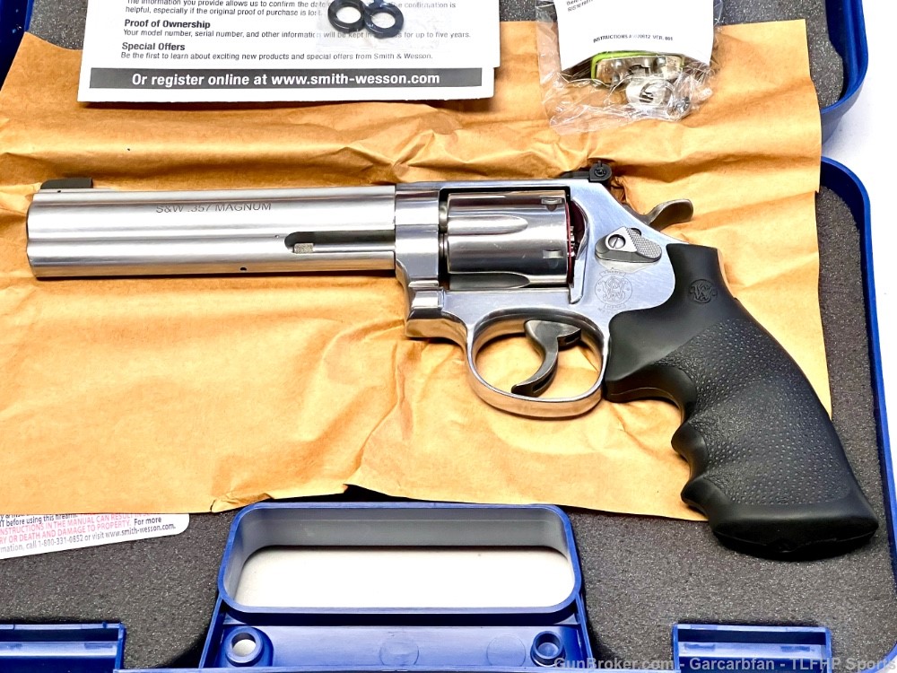 SMITH & WESSON  MODEL 686 PATRIDGE SIGHT 357 Magnum Revolver DISCONTINUED-img-1