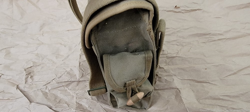 GENUINE CHINESE MILITARY AK47 AKM TYPE 56 Type 81 Mag Pouch Bag Case 1970-img-9