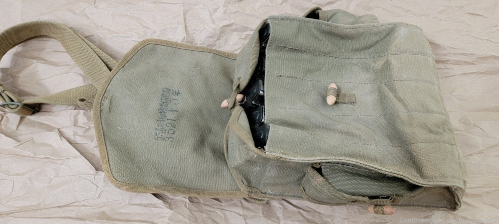 GENUINE CHINESE MILITARY AK47 AKM TYPE 56 Type 81 Mag Pouch Bag Case 1970-img-5