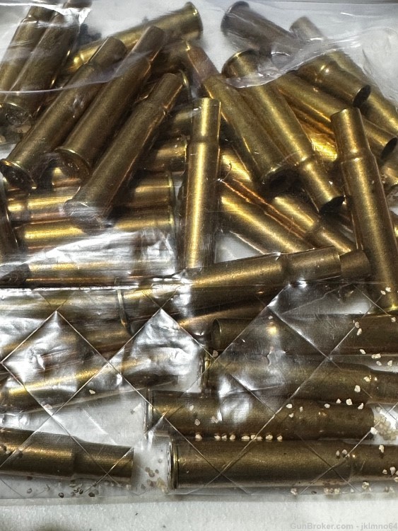 50 pieces of new old stock Remington 30-40 Krag 30 Army brass cases-img-1