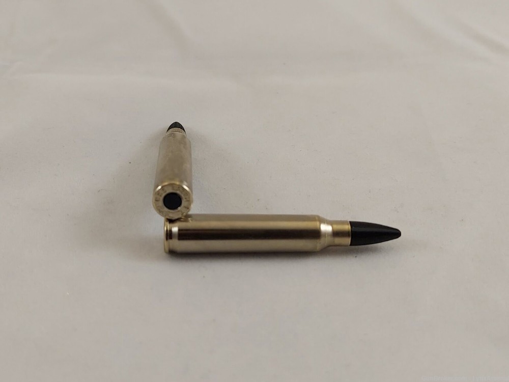 223 Remington / 5.56 NATO Nickel Snap caps / Dummy Rounds -Set of 10- Black-img-1
