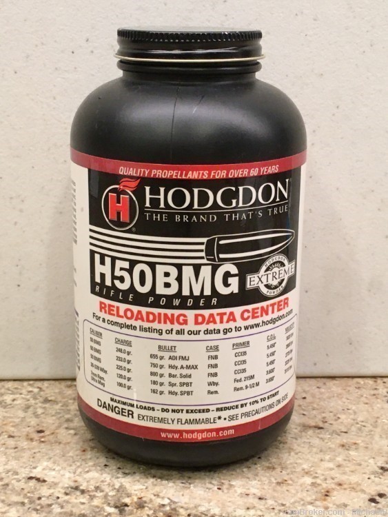 Hodgdon H50BMG Powder for .50 BMG, .30-378, 7mm RUM - Local Pickup Only-img-0