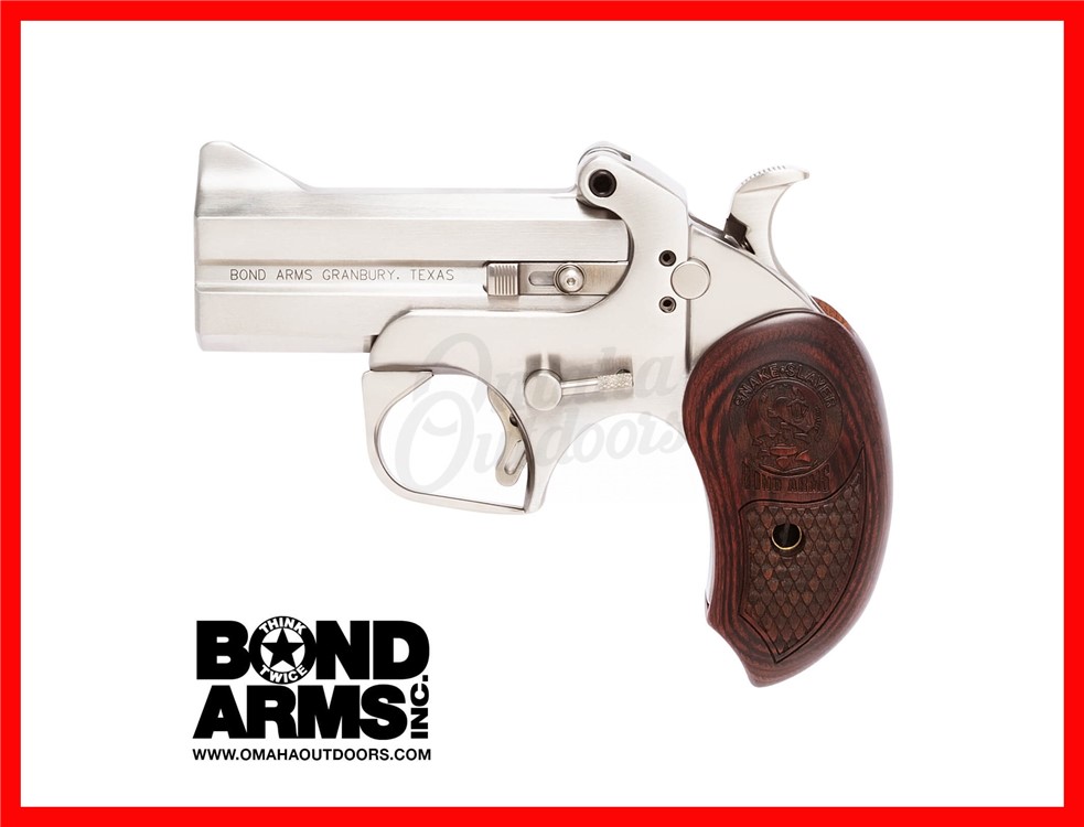 Bond Arms Snake Slayer 3.5" Derringer 2 RD 357 Magnum 38 Special BASS357/38-img-0
