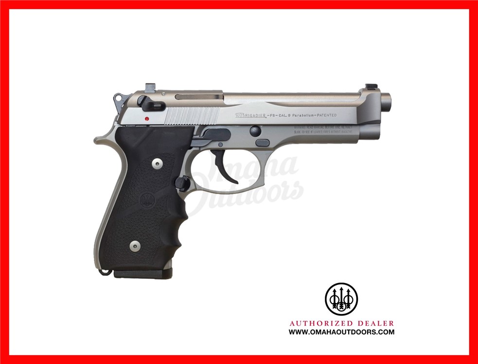 Beretta 92 FS Brigadier Inox Pistol 10 RD 9mm CA Compliant J92F560CA-img-0