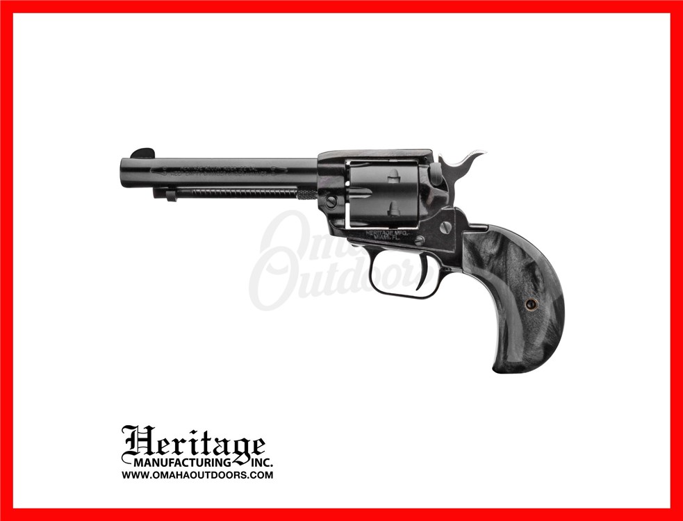 Heritage Rough Rider 22LR / 22 WMR Single-Action Revolver 4.75" Black-img-0