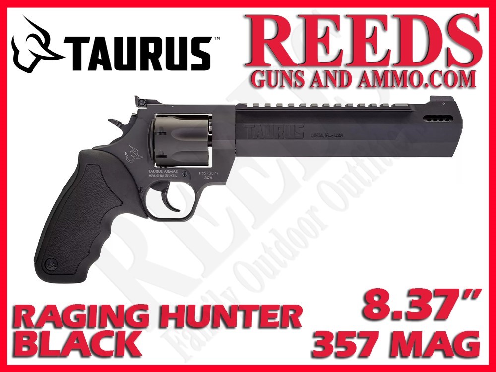 Taurus Raging Hunter Black 357 Mag 8.37in 7 Shot 2-357081RH -img-0
