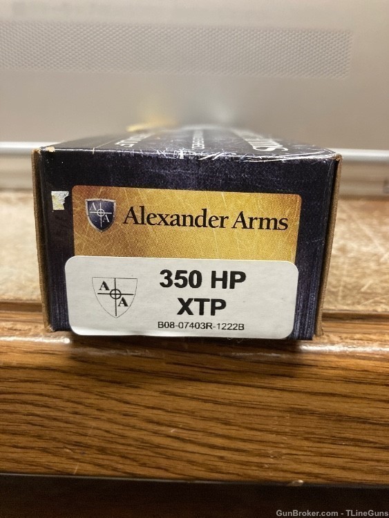 Alexander Arms 50 Beowulf 350 GR XTP 20 Rounds-img-0