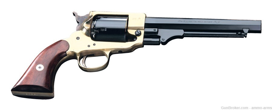 Traditions Spiller & Burr Revolver Brass .36 Caliber 6.5" Blued FR18625-img-1