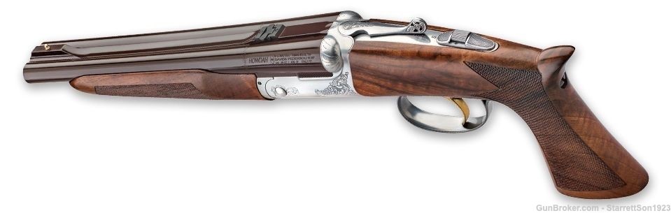 TAYLOR'S & CO HOWDAH DELUXE .410GA/45LC 10.25" SIDE BY SIDE SKU:210207 -img-0