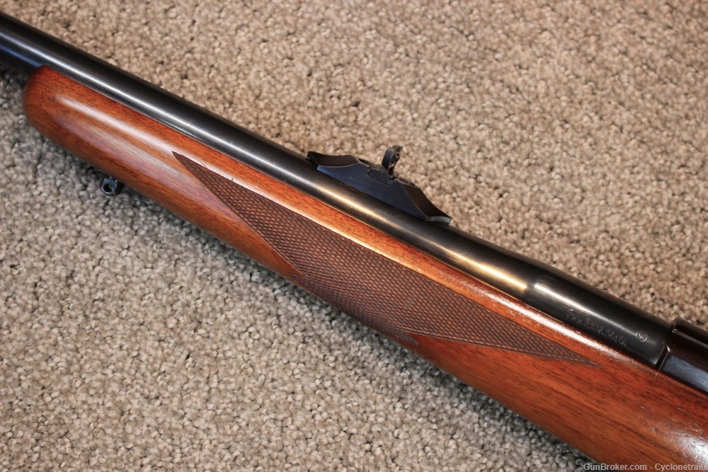 Ruger M77 RS Tang Safety Round-Top Pre-Warning 7mm Mag 1973 VERY NICE-img-12