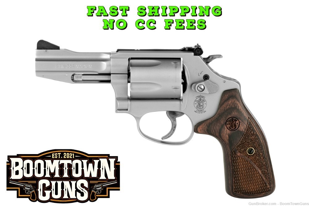 Smith & Wesson, Model 60 J-Frame, 357 Magnum, 3" stainless (178013)-img-0