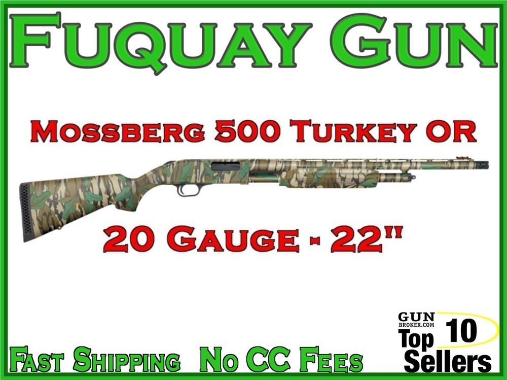 Mossberg 500 Turkey OR 20GA 22" Optic Ready Mossy Oak Greenleaf 500-Turkey-img-0