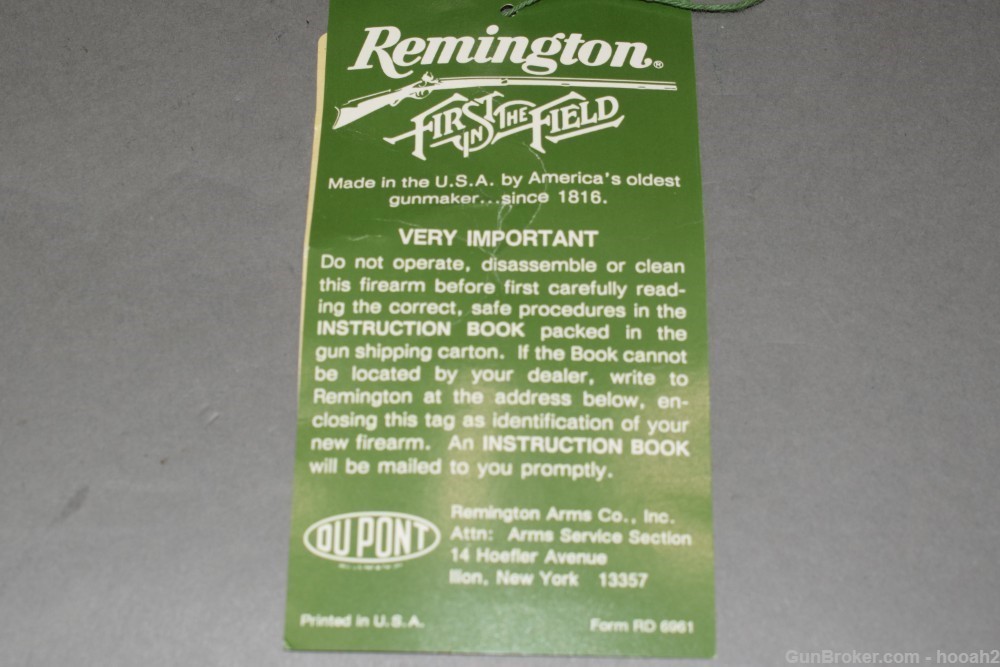 Wonderful Remington 700 BDL Custom Deluxe 243 Win W Box Hang Tag 1990-img-41