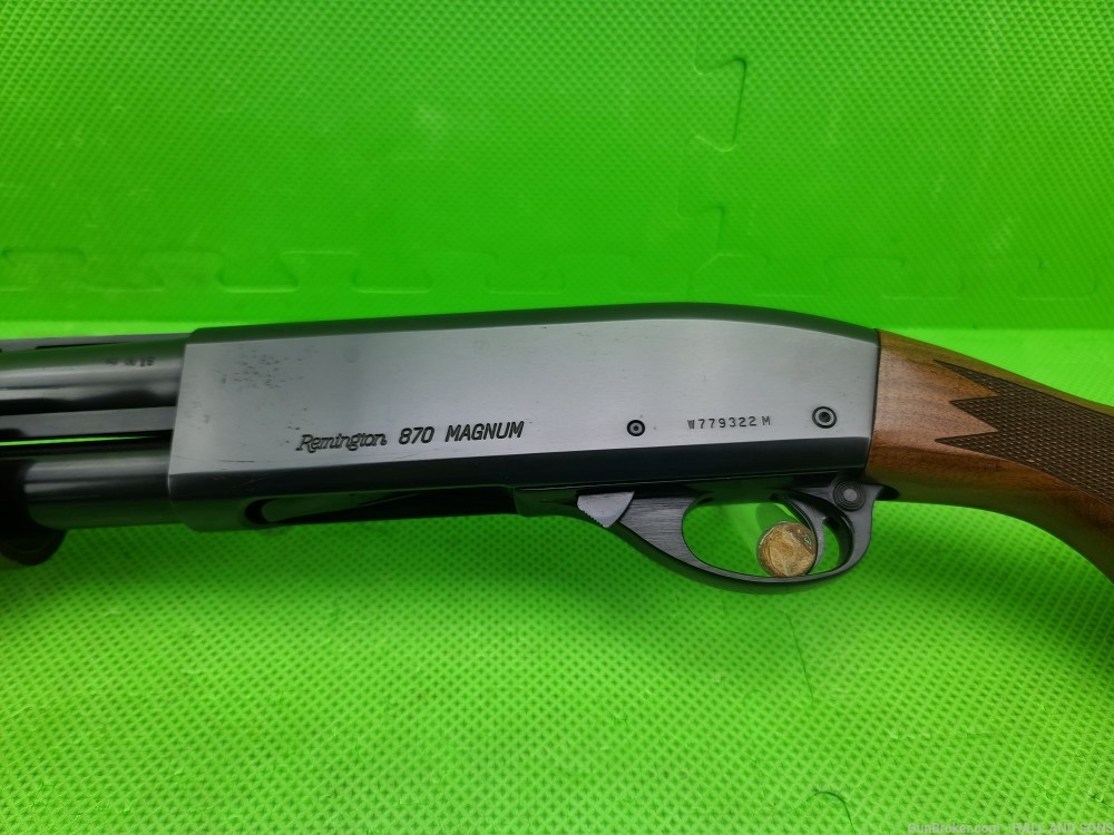 Remington 870 MAGNUM WINGMASTER 12 Gauge BORN 1988 Ventilated Rib Remchoke -img-44