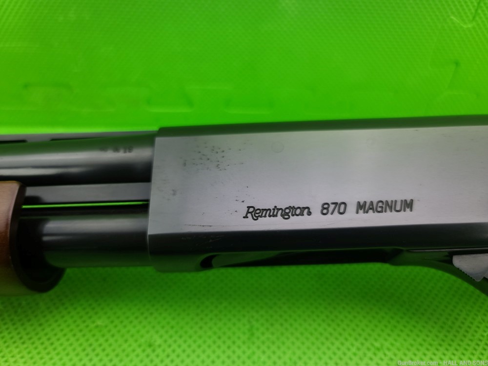 Remington 870 MAGNUM WINGMASTER 12 Gauge BORN 1988 Ventilated Rib Remchoke -img-43